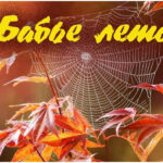 Бабье лето 2026 г